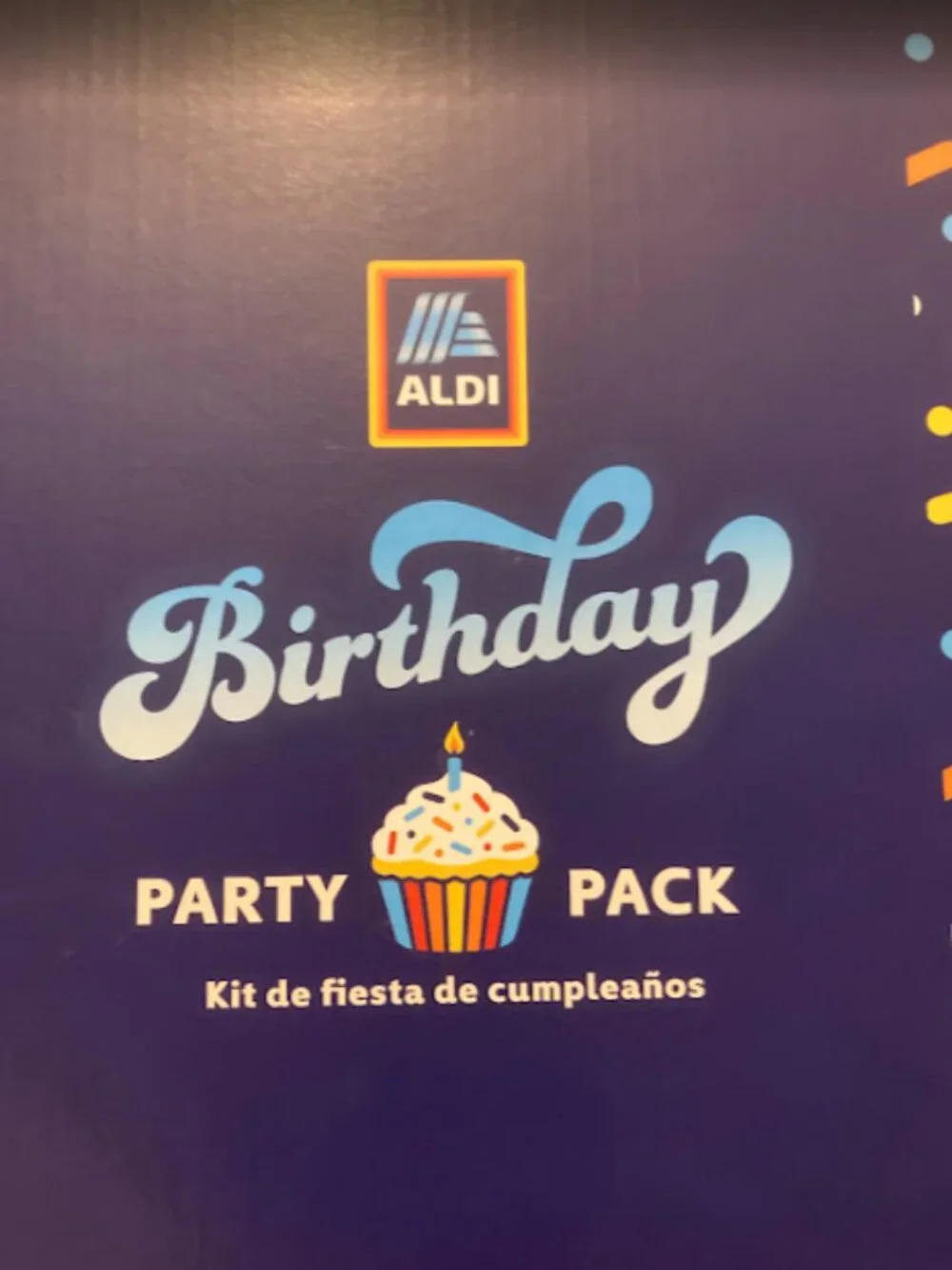 Aldi 41 Pc Birthday Party Pack